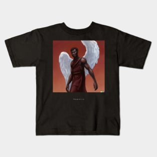 Black Angel Male Kids T-Shirt